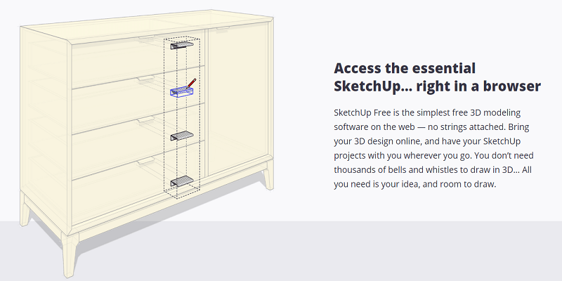 SketchUp free graphic software