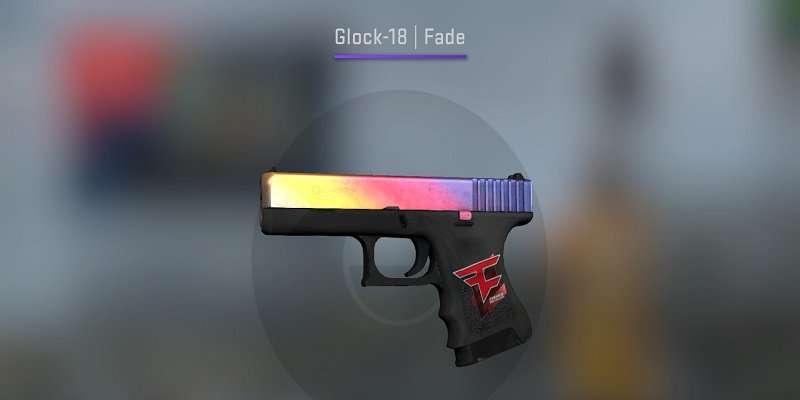 Glock-18 Fade Rarest Item in CS:GO