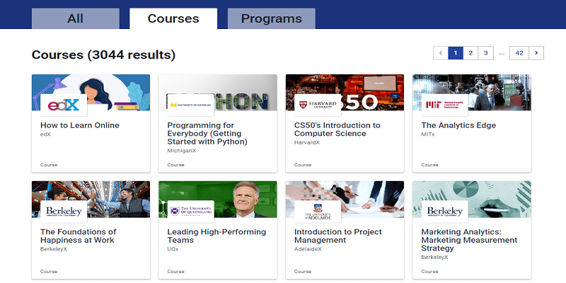 edX Free Courses