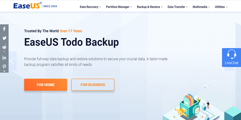 EaseUS Todo Backup Free Disk Cloning