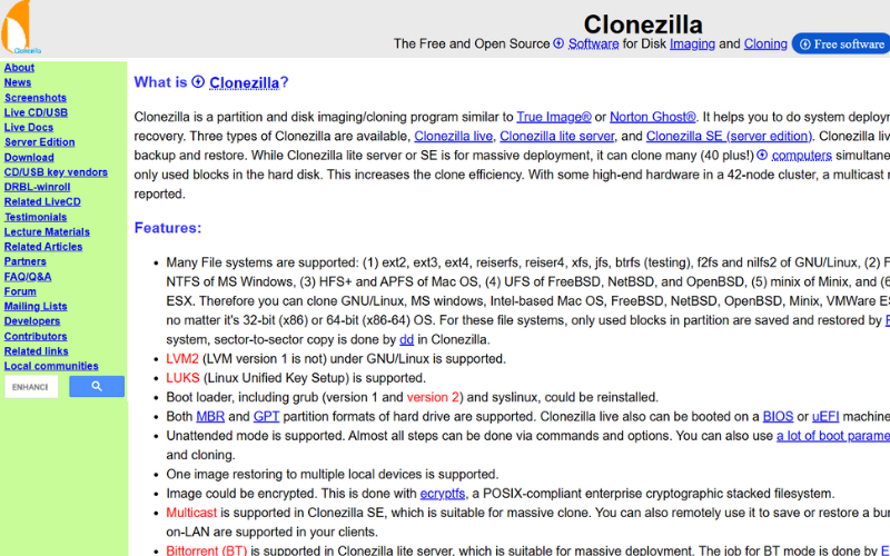 Clonezilla