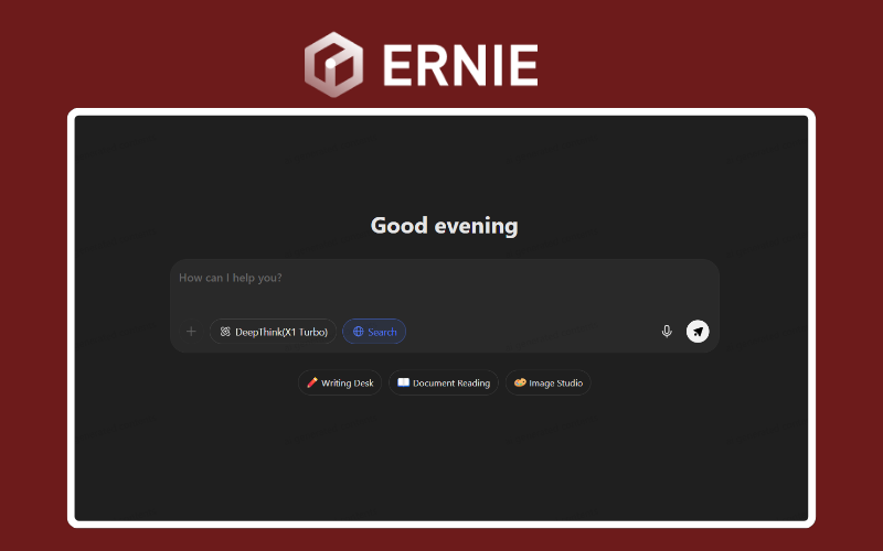 Ernie Bot 文心一言