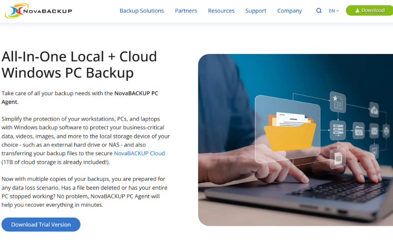 NovaBackup PC Free Disk Cloning