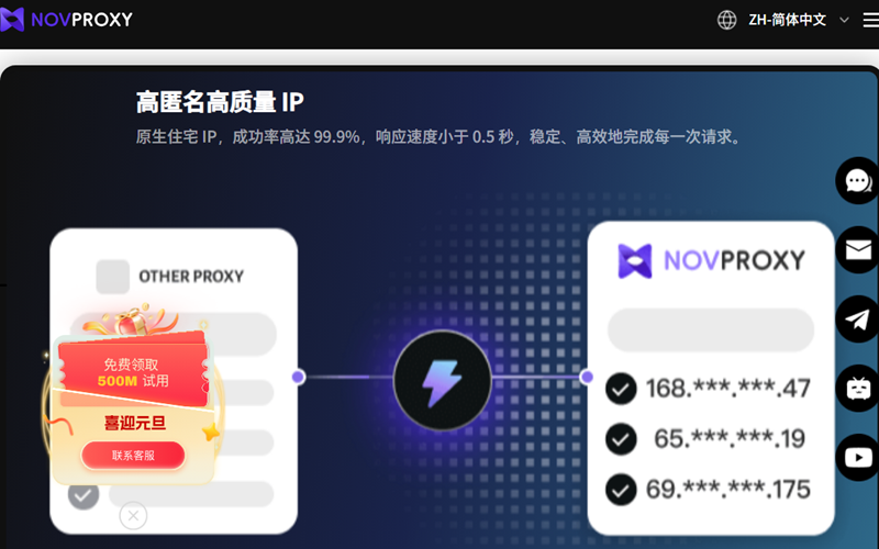 Novproxy 免费网络代理