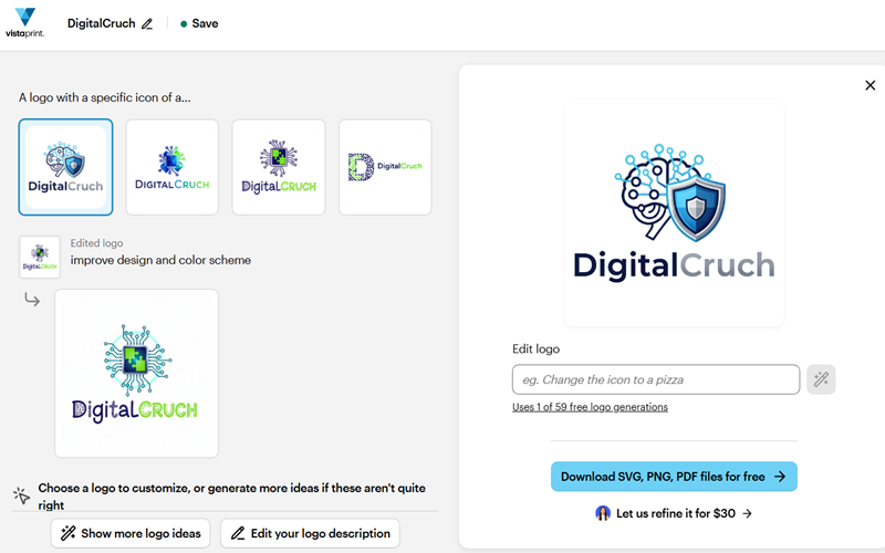 AI Logo Maker by VistaPrint