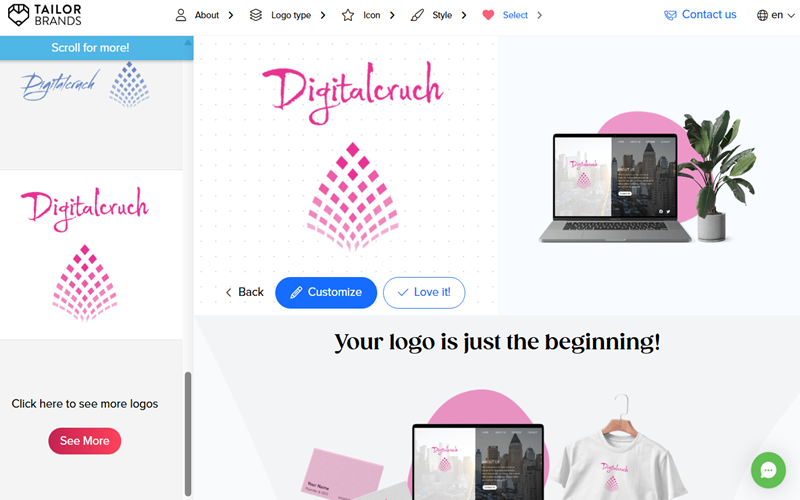 Tailor Brands Logo Maker