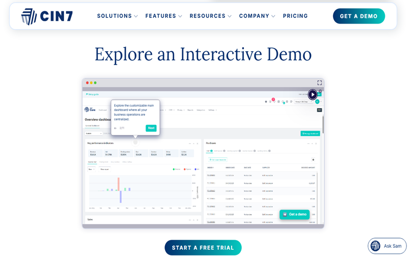 Cin7 Core Inventory Management System