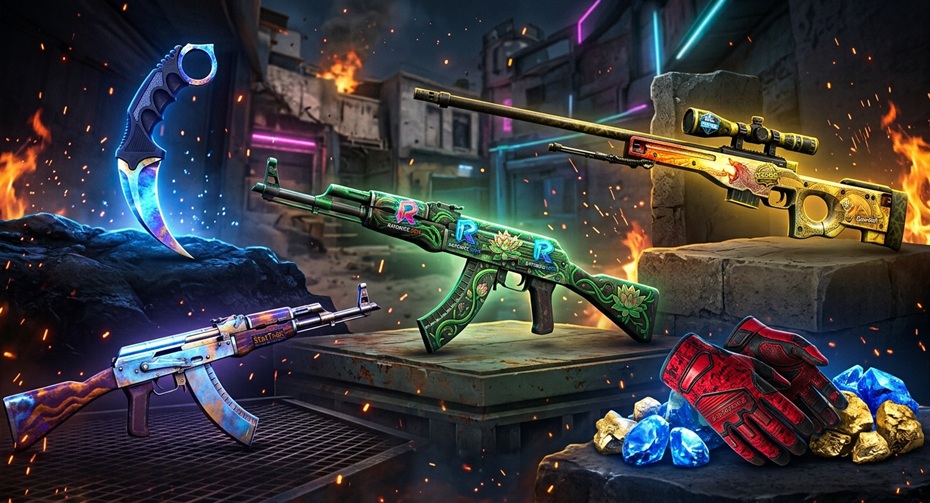 expensive CS2 skins