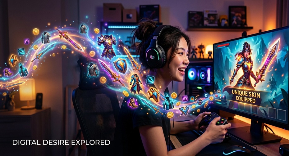 why do gamers spend real money on skins
